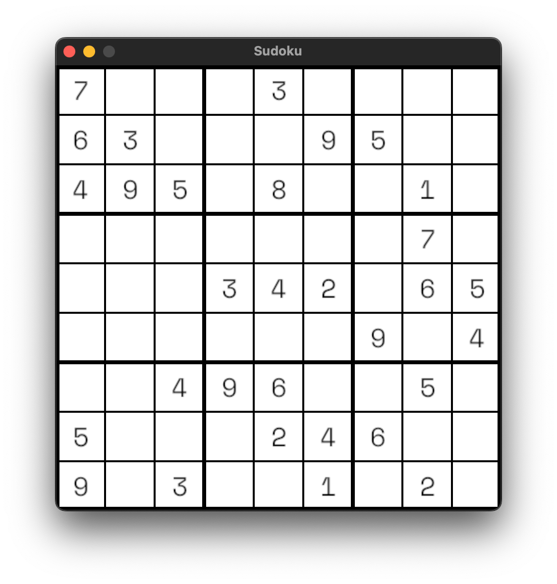 Sudoku (Rust)